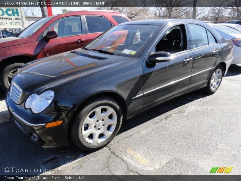 Black / Black 2005 Mercedes-Benz C 320 4Matic Sedan