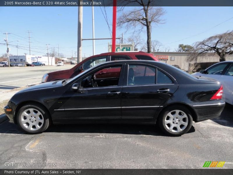 Black / Black 2005 Mercedes-Benz C 320 4Matic Sedan