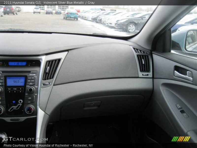 Iridescent Silver Blue Metallic / Gray 2011 Hyundai Sonata GLS