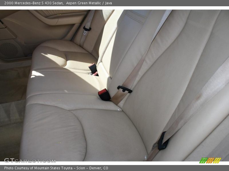 Aspen Green Metallic / Java 2000 Mercedes-Benz S 430 Sedan