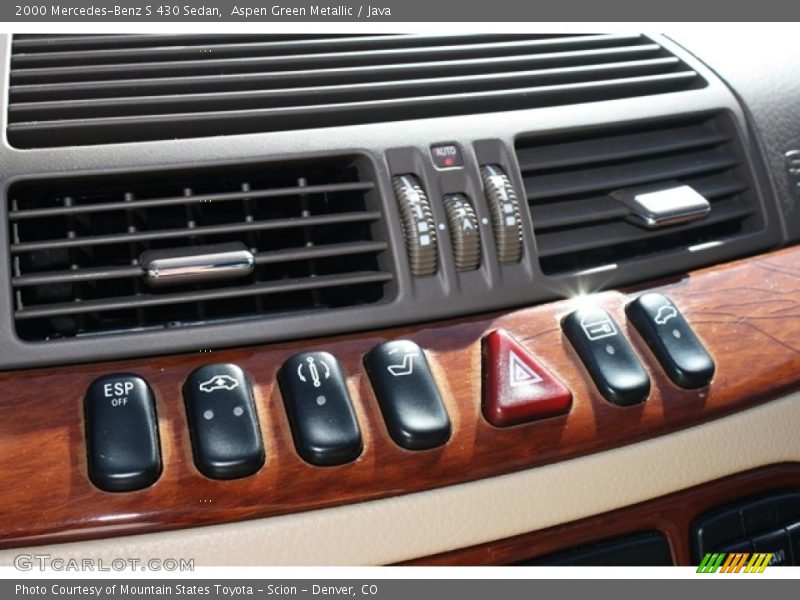Aspen Green Metallic / Java 2000 Mercedes-Benz S 430 Sedan