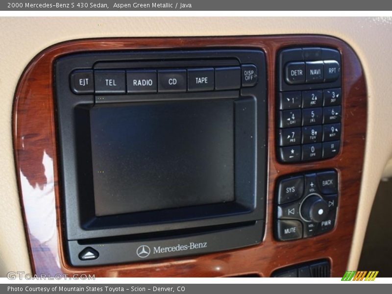 Aspen Green Metallic / Java 2000 Mercedes-Benz S 430 Sedan