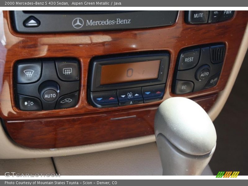 Aspen Green Metallic / Java 2000 Mercedes-Benz S 430 Sedan