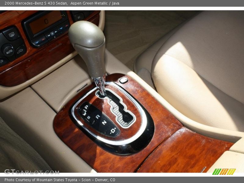 Aspen Green Metallic / Java 2000 Mercedes-Benz S 430 Sedan