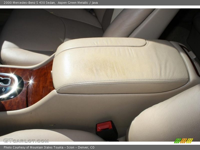 Aspen Green Metallic / Java 2000 Mercedes-Benz S 430 Sedan