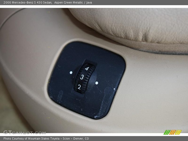 Aspen Green Metallic / Java 2000 Mercedes-Benz S 430 Sedan