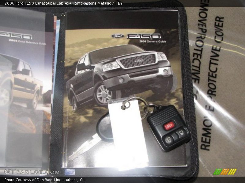 Smokestone Metallic / Tan 2006 Ford F150 Lariat SuperCab 4x4