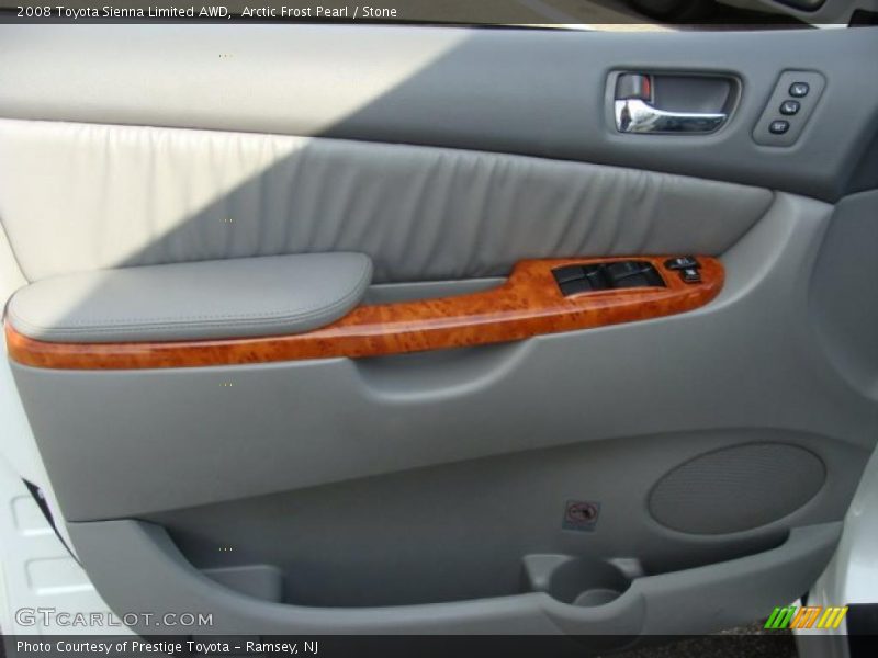 Arctic Frost Pearl / Stone 2008 Toyota Sienna Limited AWD