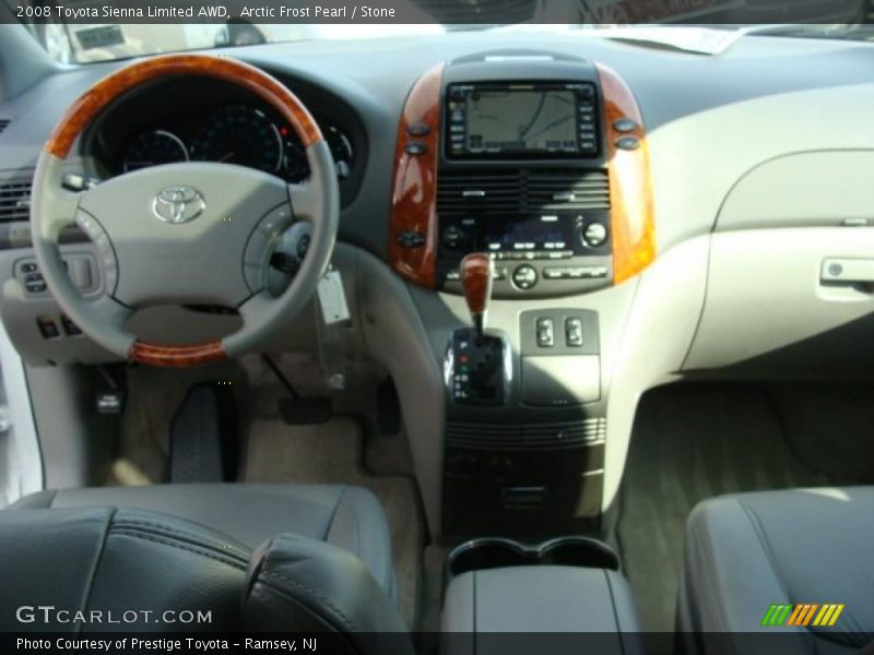 Arctic Frost Pearl / Stone 2008 Toyota Sienna Limited AWD