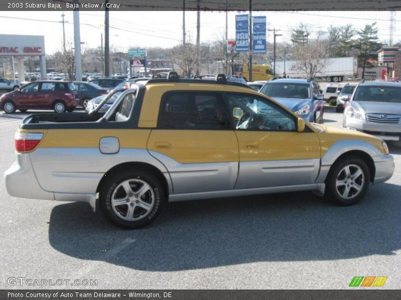 Baja Yellow / Gray 2003 Subaru Baja