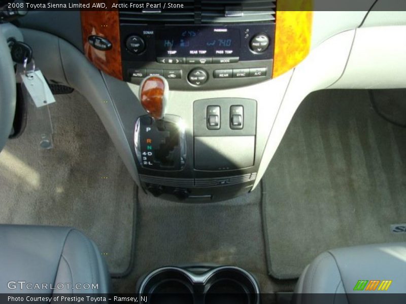 Arctic Frost Pearl / Stone 2008 Toyota Sienna Limited AWD