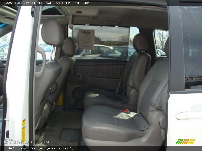 Arctic Frost Pearl / Stone 2008 Toyota Sienna Limited AWD