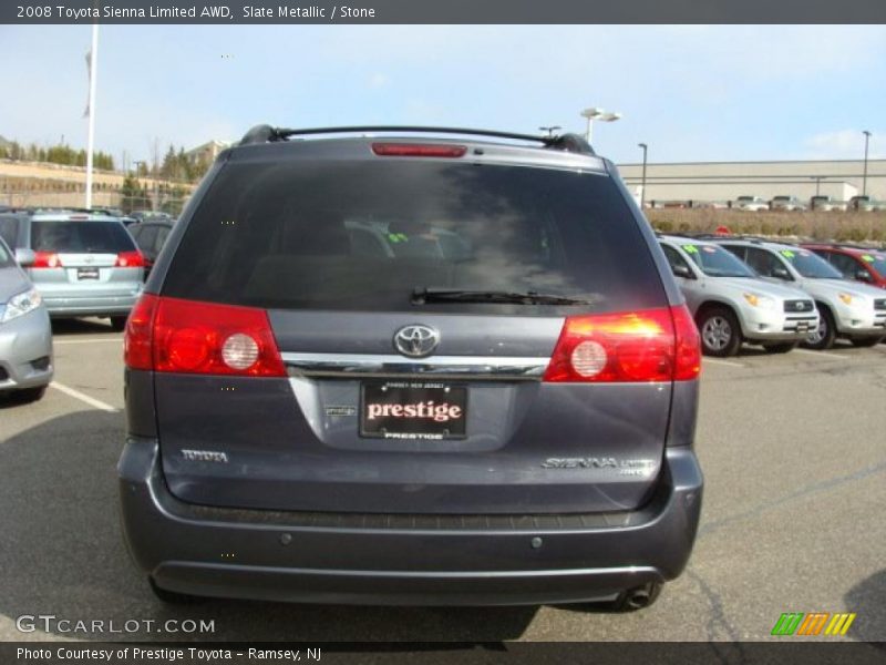 Slate Metallic / Stone 2008 Toyota Sienna Limited AWD