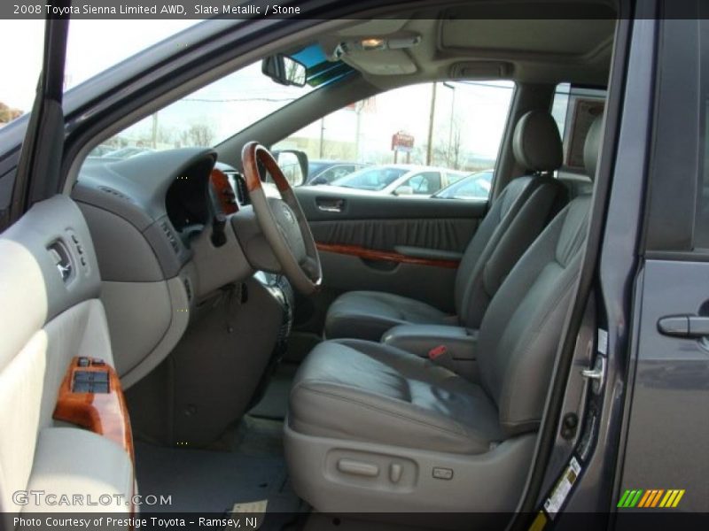 Slate Metallic / Stone 2008 Toyota Sienna Limited AWD