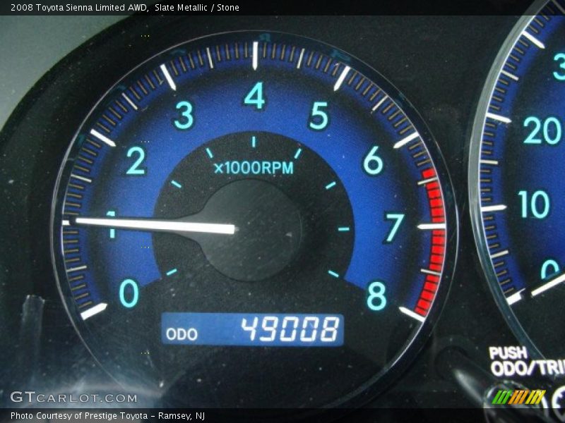 Slate Metallic / Stone 2008 Toyota Sienna Limited AWD