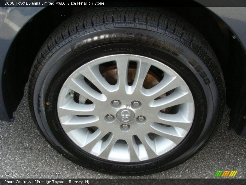 Slate Metallic / Stone 2008 Toyota Sienna Limited AWD