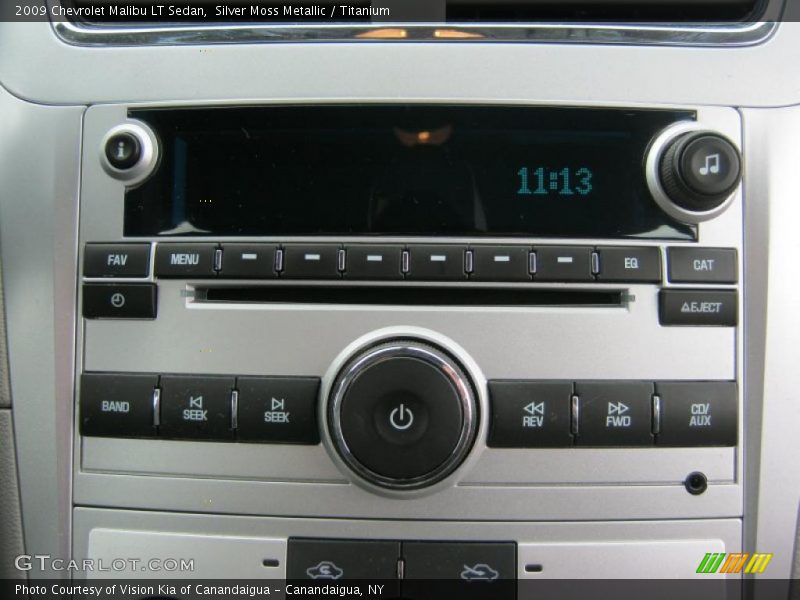 Silver Moss Metallic / Titanium 2009 Chevrolet Malibu LT Sedan