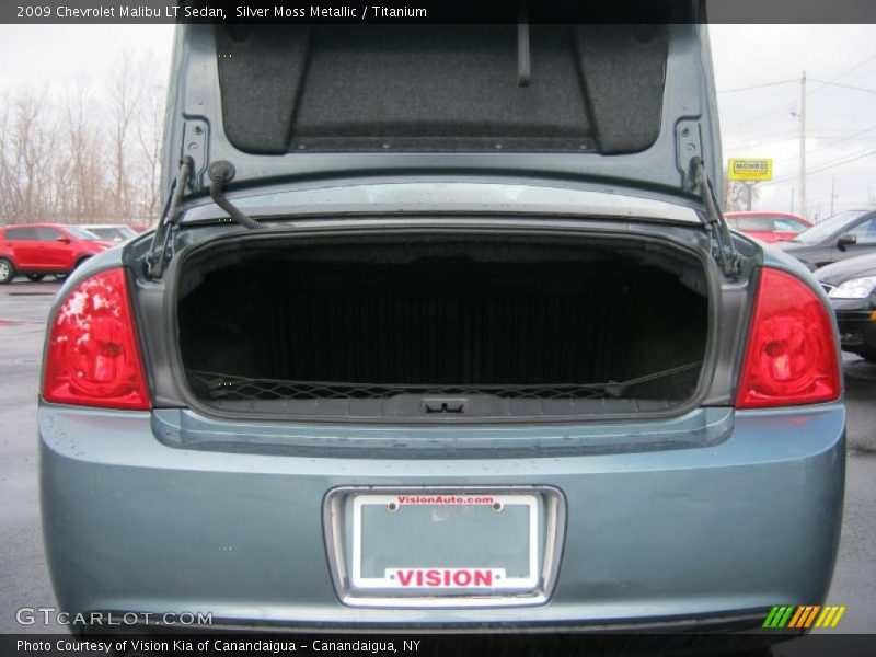 Silver Moss Metallic / Titanium 2009 Chevrolet Malibu LT Sedan