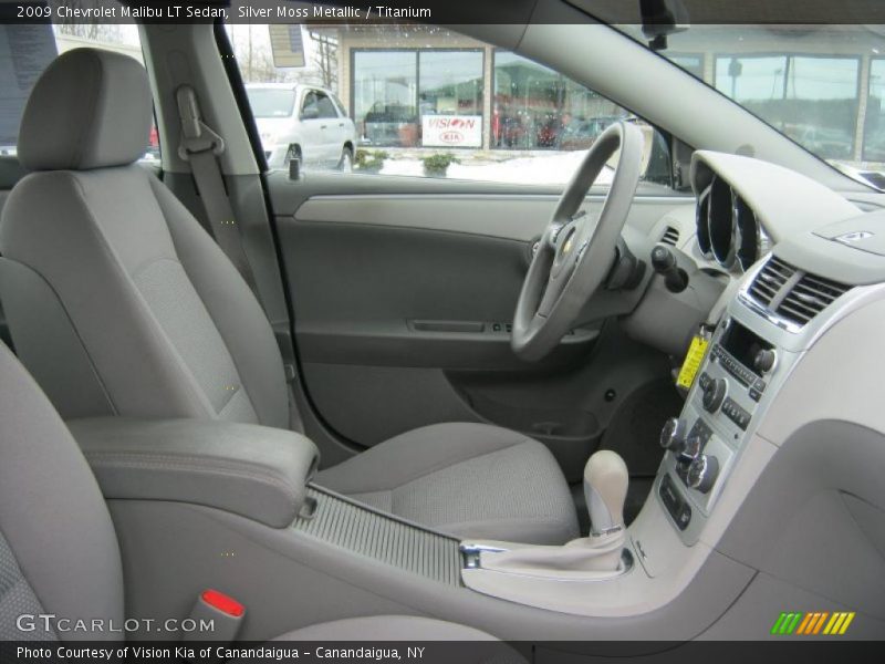 Silver Moss Metallic / Titanium 2009 Chevrolet Malibu LT Sedan