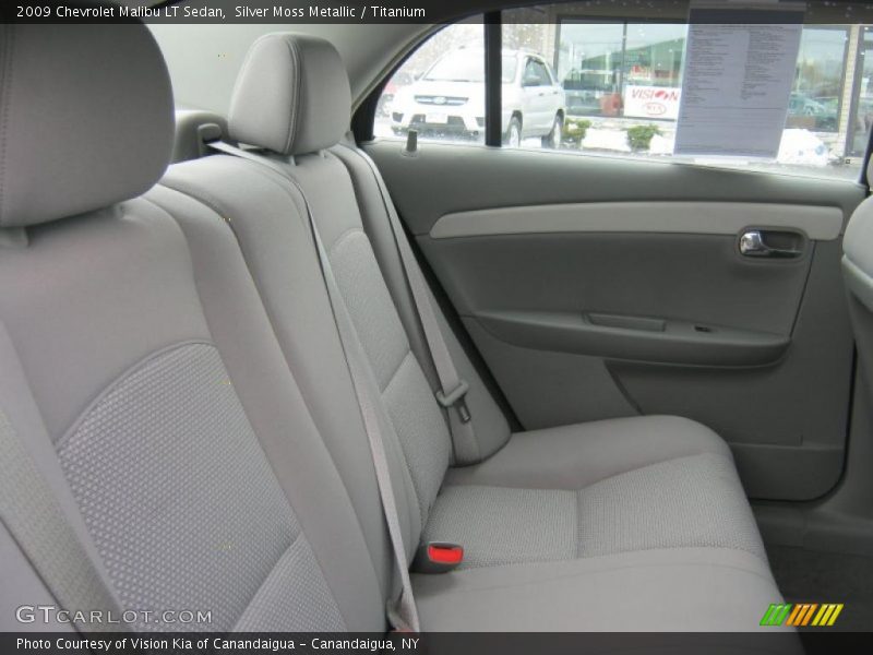 Silver Moss Metallic / Titanium 2009 Chevrolet Malibu LT Sedan