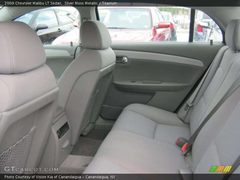 Silver Moss Metallic / Titanium 2009 Chevrolet Malibu LT Sedan