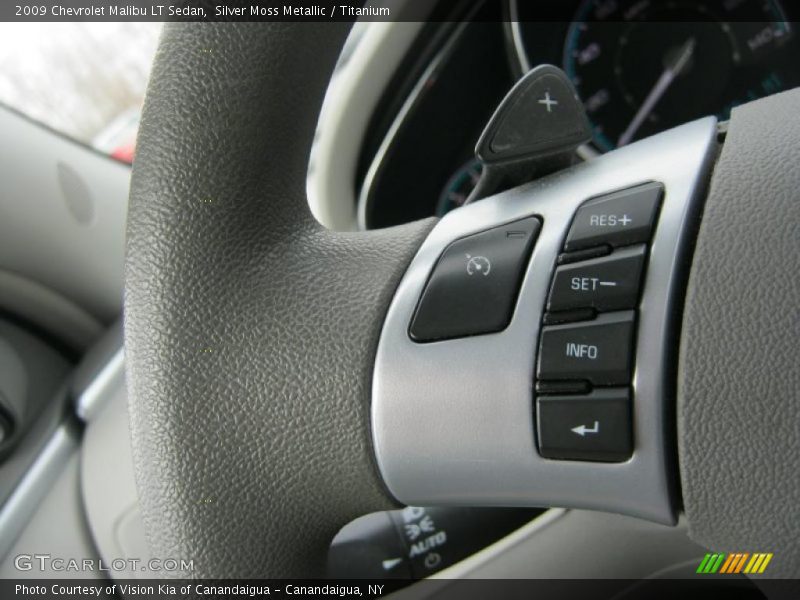 Silver Moss Metallic / Titanium 2009 Chevrolet Malibu LT Sedan
