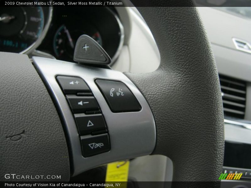 Silver Moss Metallic / Titanium 2009 Chevrolet Malibu LT Sedan