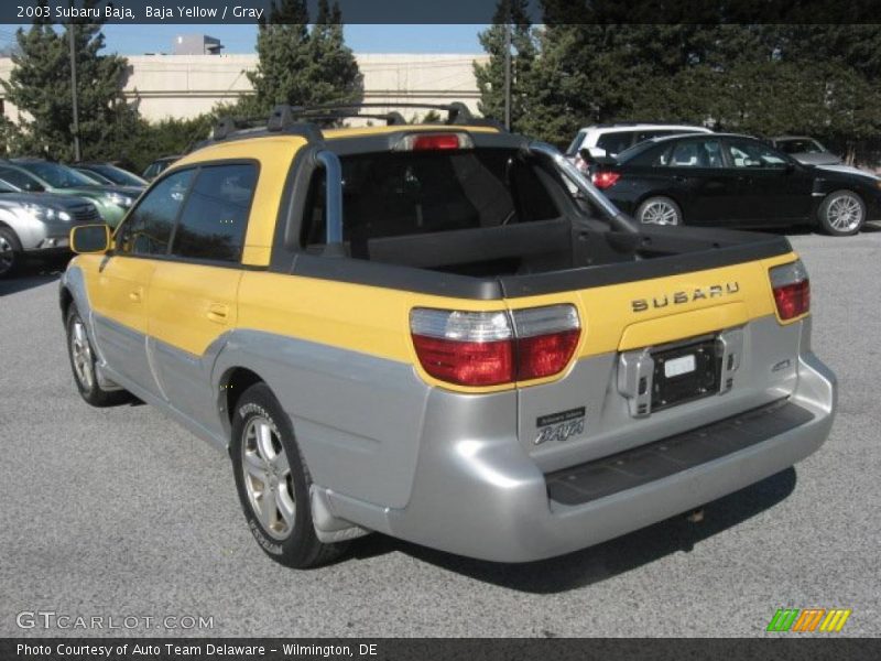 Baja Yellow / Gray 2003 Subaru Baja