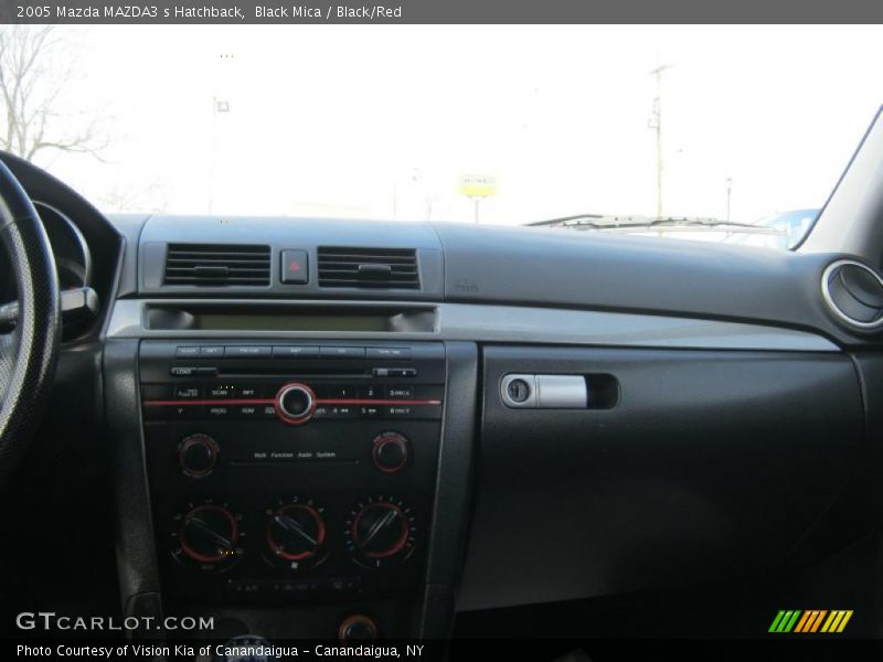 Black Mica / Black/Red 2005 Mazda MAZDA3 s Hatchback