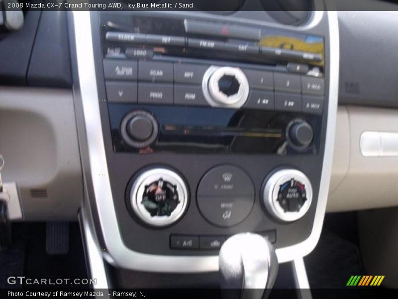 Icy Blue Metallic / Sand 2008 Mazda CX-7 Grand Touring AWD