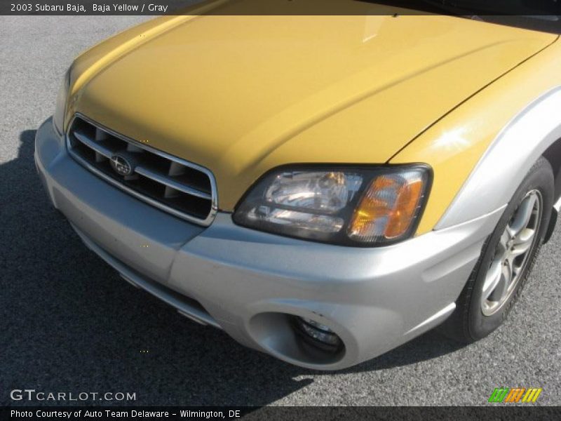 Baja Yellow / Gray 2003 Subaru Baja