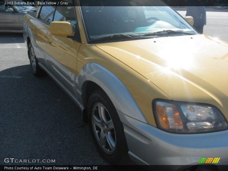 Baja Yellow / Gray 2003 Subaru Baja