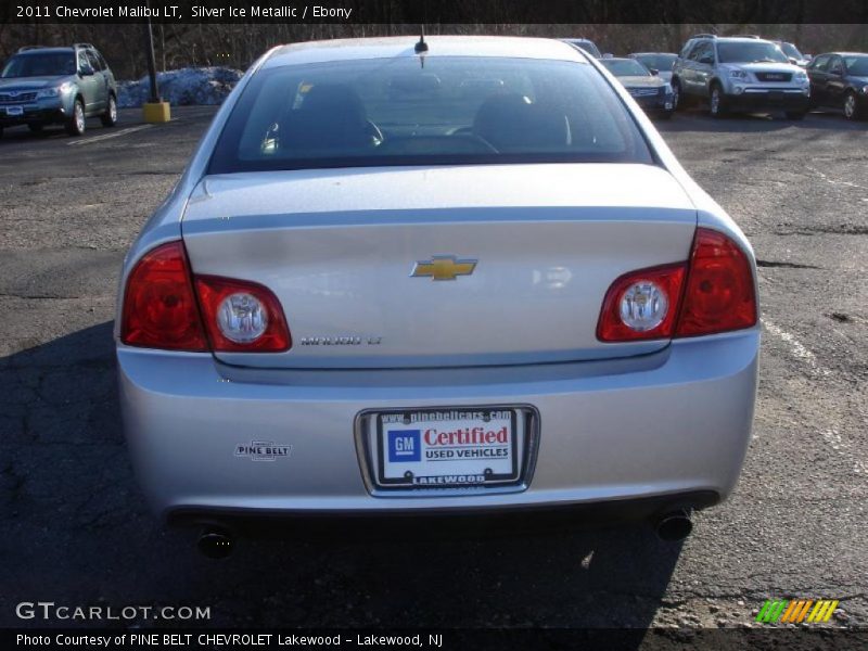 Silver Ice Metallic / Ebony 2011 Chevrolet Malibu LT