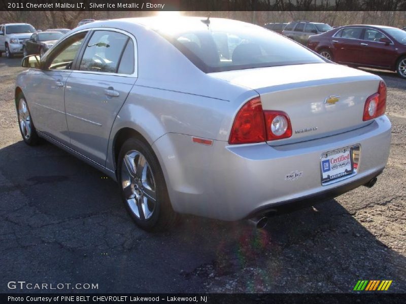 Silver Ice Metallic / Ebony 2011 Chevrolet Malibu LT