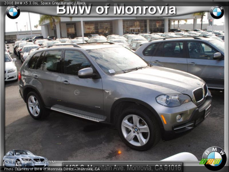 Space Grey Metallic / Black 2008 BMW X5 3.0si
