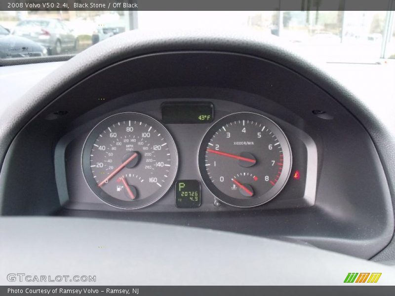  2008 V50 2.4i 2.4i Gauges