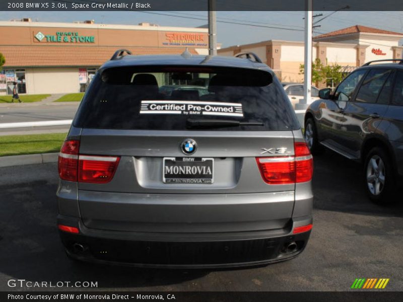 Space Grey Metallic / Black 2008 BMW X5 3.0si