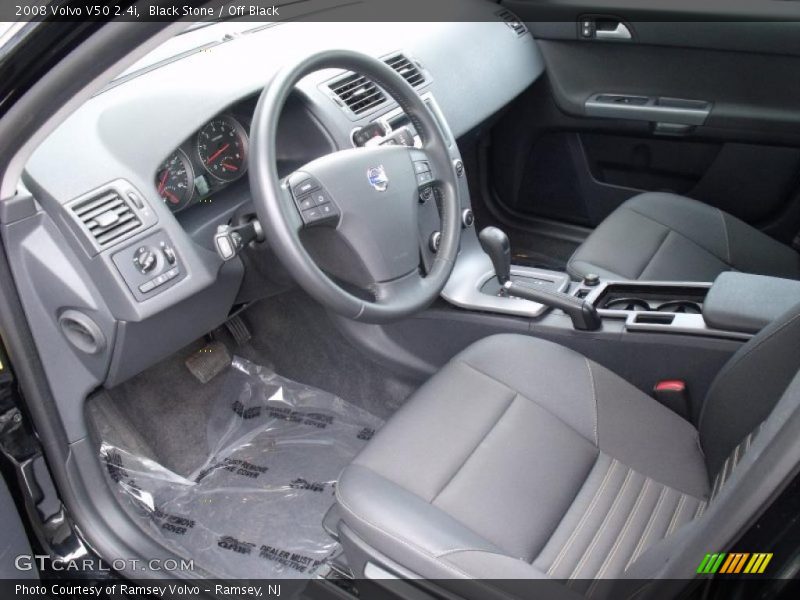  2008 V50 2.4i Off Black Interior
