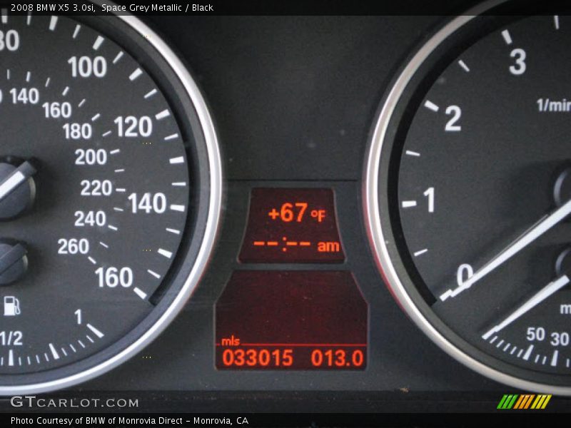 Space Grey Metallic / Black 2008 BMW X5 3.0si