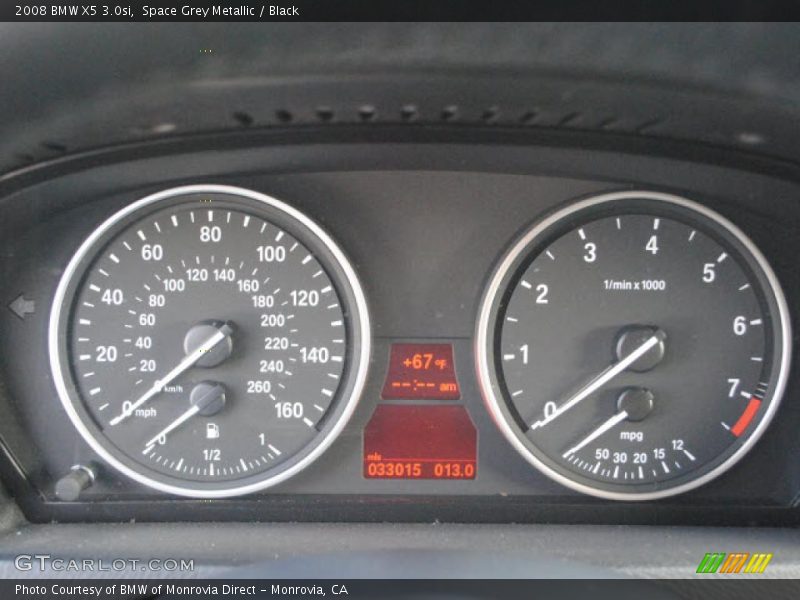Space Grey Metallic / Black 2008 BMW X5 3.0si