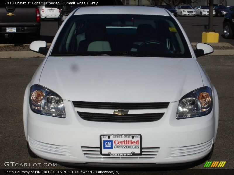 Summit White / Gray 2010 Chevrolet Cobalt LT Sedan