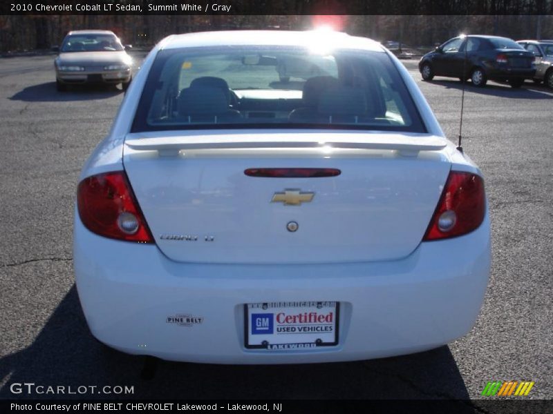 Summit White / Gray 2010 Chevrolet Cobalt LT Sedan