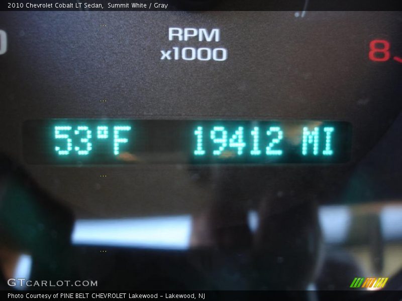 Summit White / Gray 2010 Chevrolet Cobalt LT Sedan
