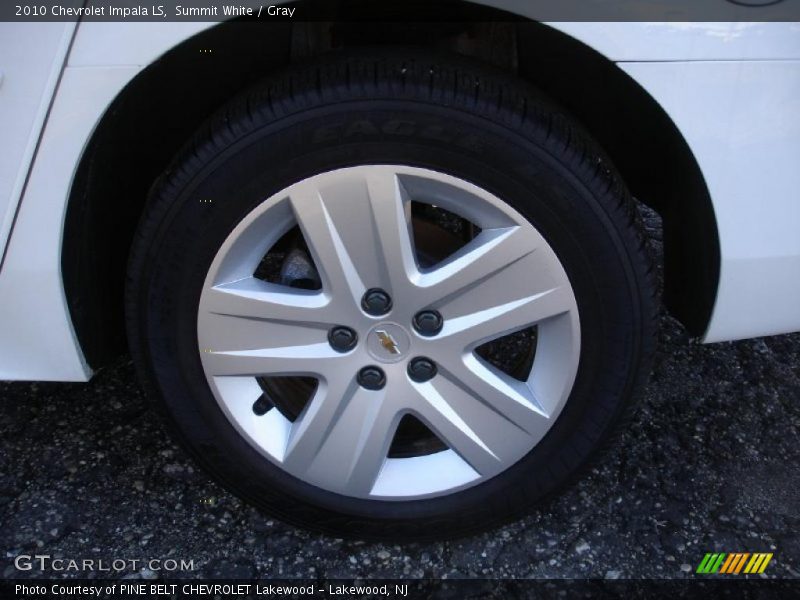 Summit White / Gray 2010 Chevrolet Impala LS