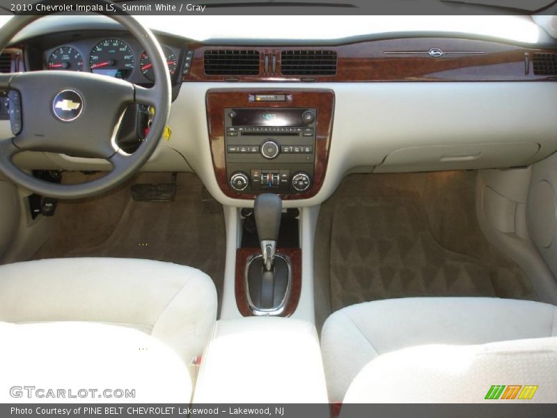 Summit White / Gray 2010 Chevrolet Impala LS
