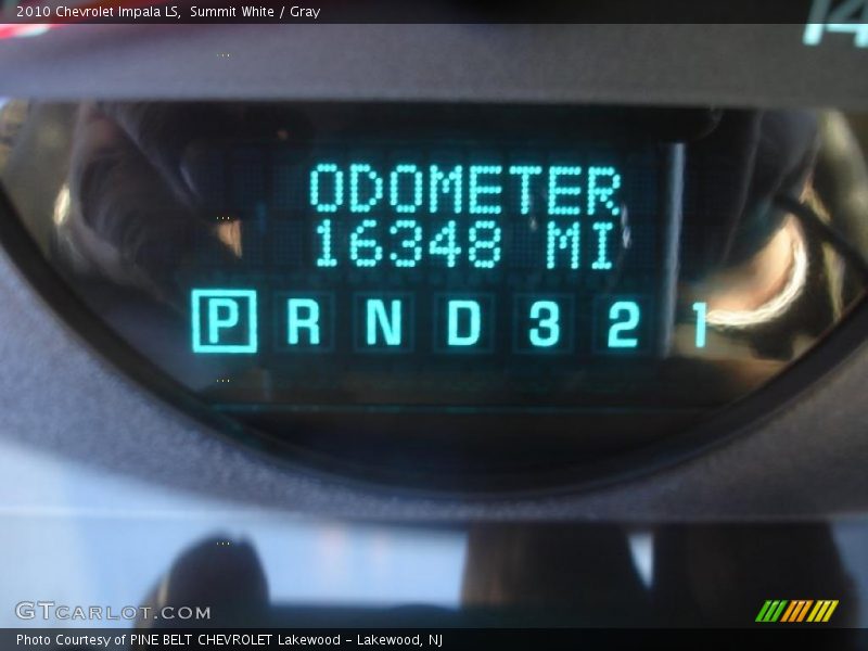 Summit White / Gray 2010 Chevrolet Impala LS