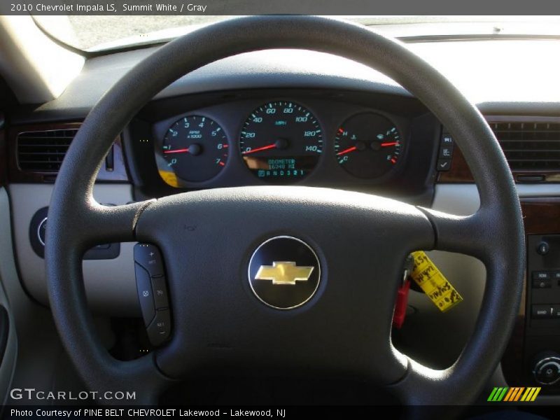 Summit White / Gray 2010 Chevrolet Impala LS