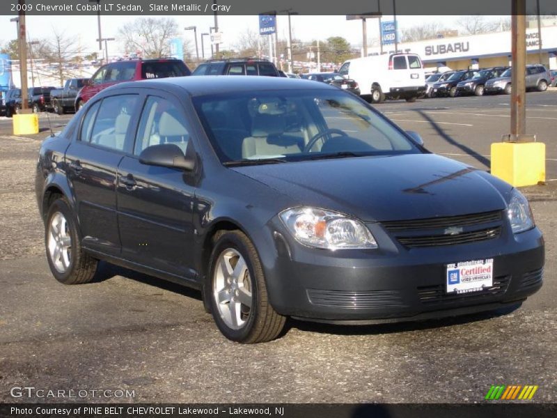 Slate Metallic / Gray 2009 Chevrolet Cobalt LT Sedan