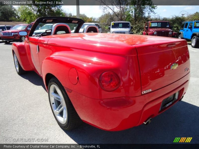 Redline Red / Black 2003 Chevrolet SSR