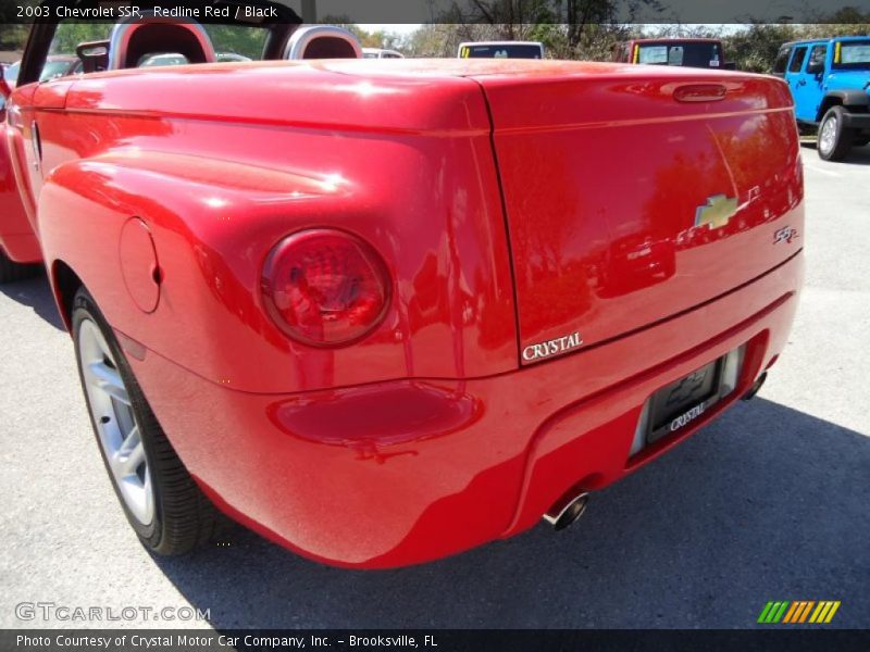 Redline Red / Black 2003 Chevrolet SSR